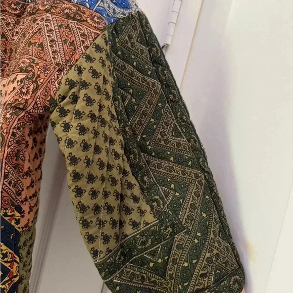 Saachi Quilted Patchwork Coat - Picture 7 of 9